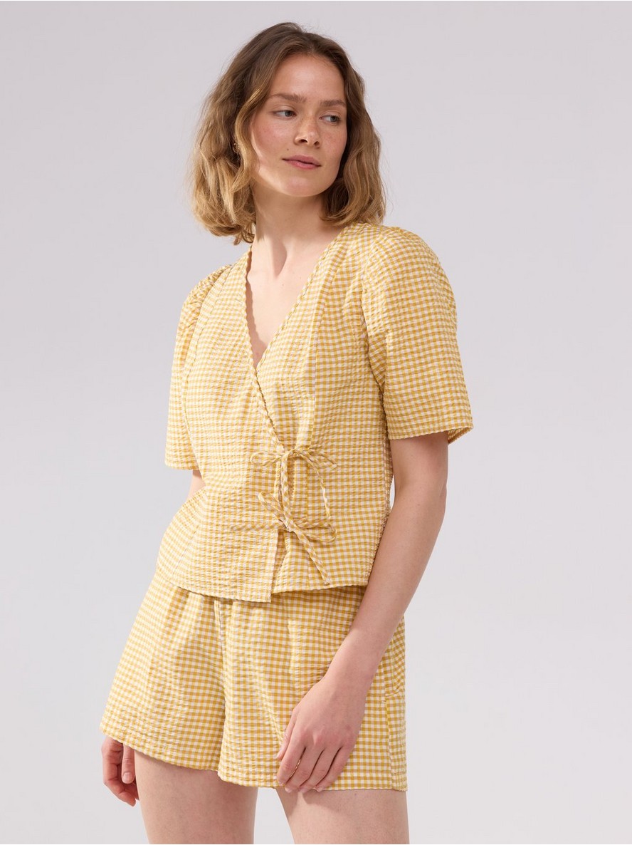 Blouse in seersucker - 3006748-5915