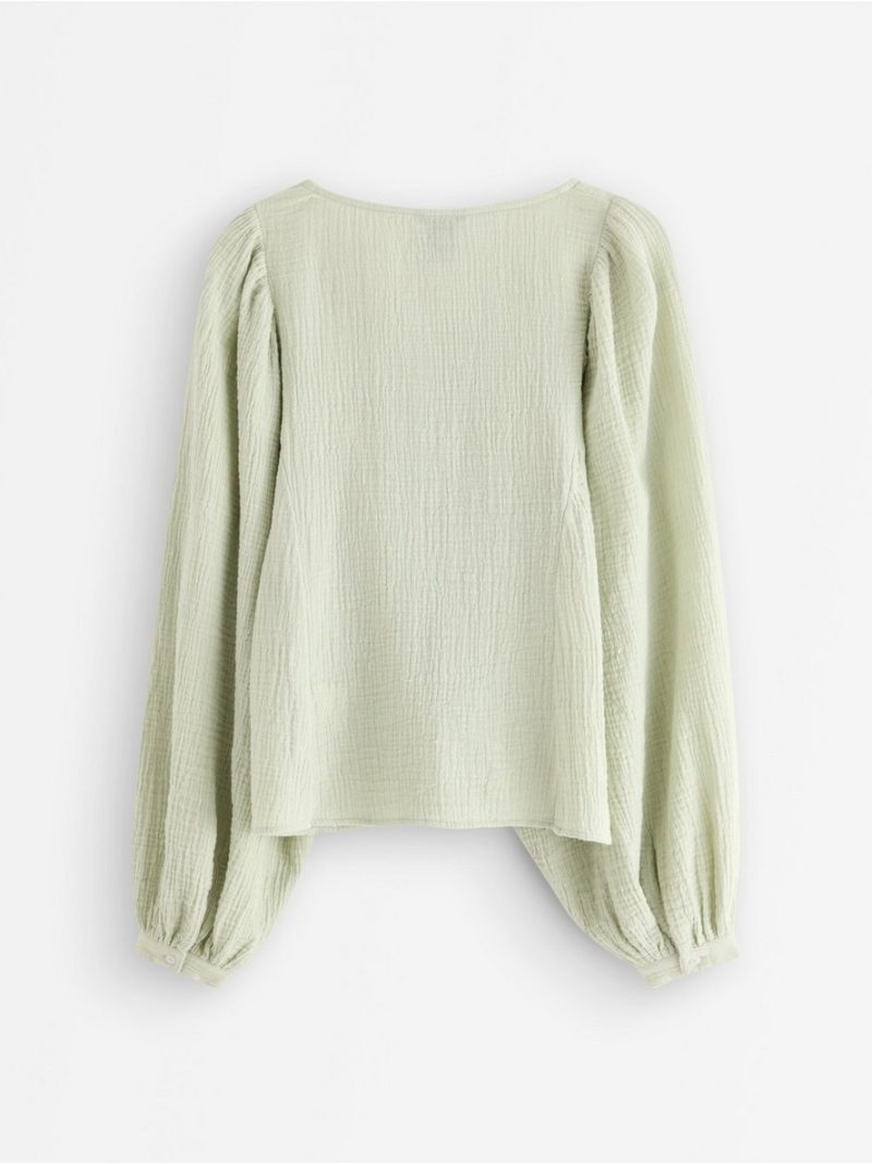 Blouse in cotton gauze - 3006812-6724