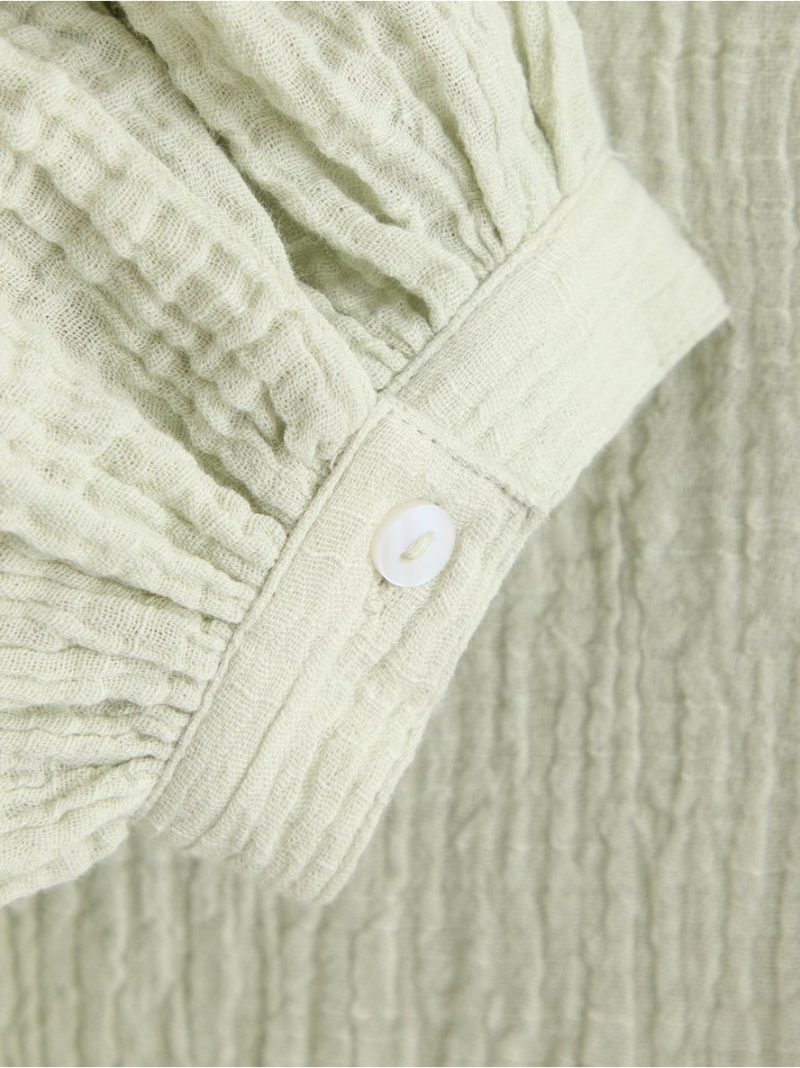 Blouse in cotton gauze - 3006812-6724