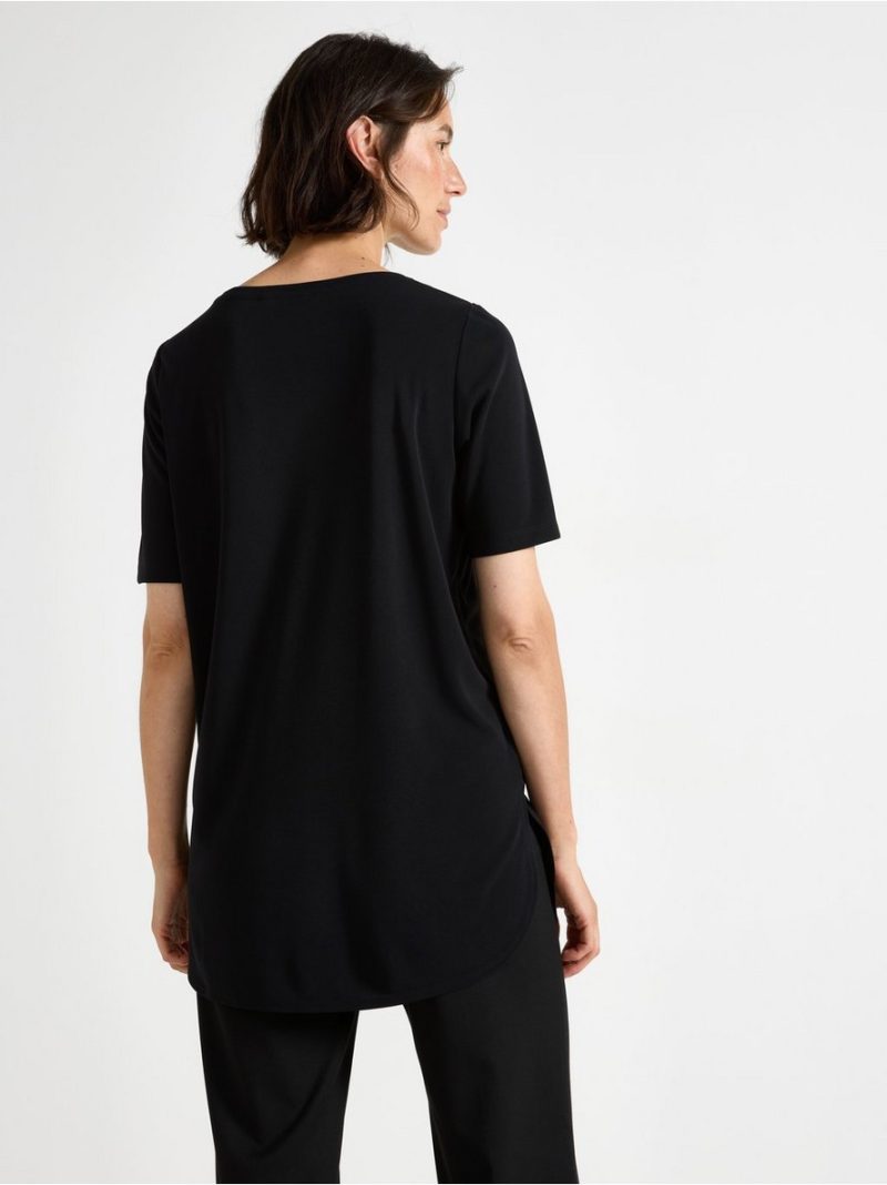 Long top with short sleeves - 3006826-80