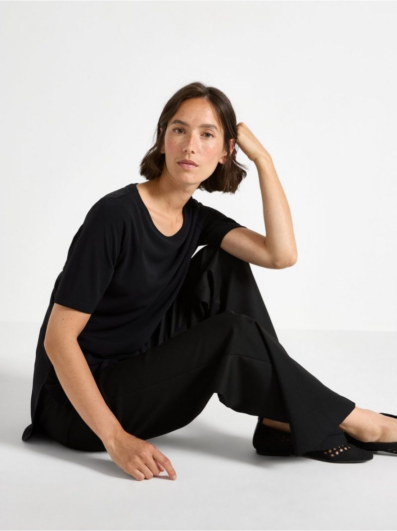 Long top with short sleeves - 3006826-80