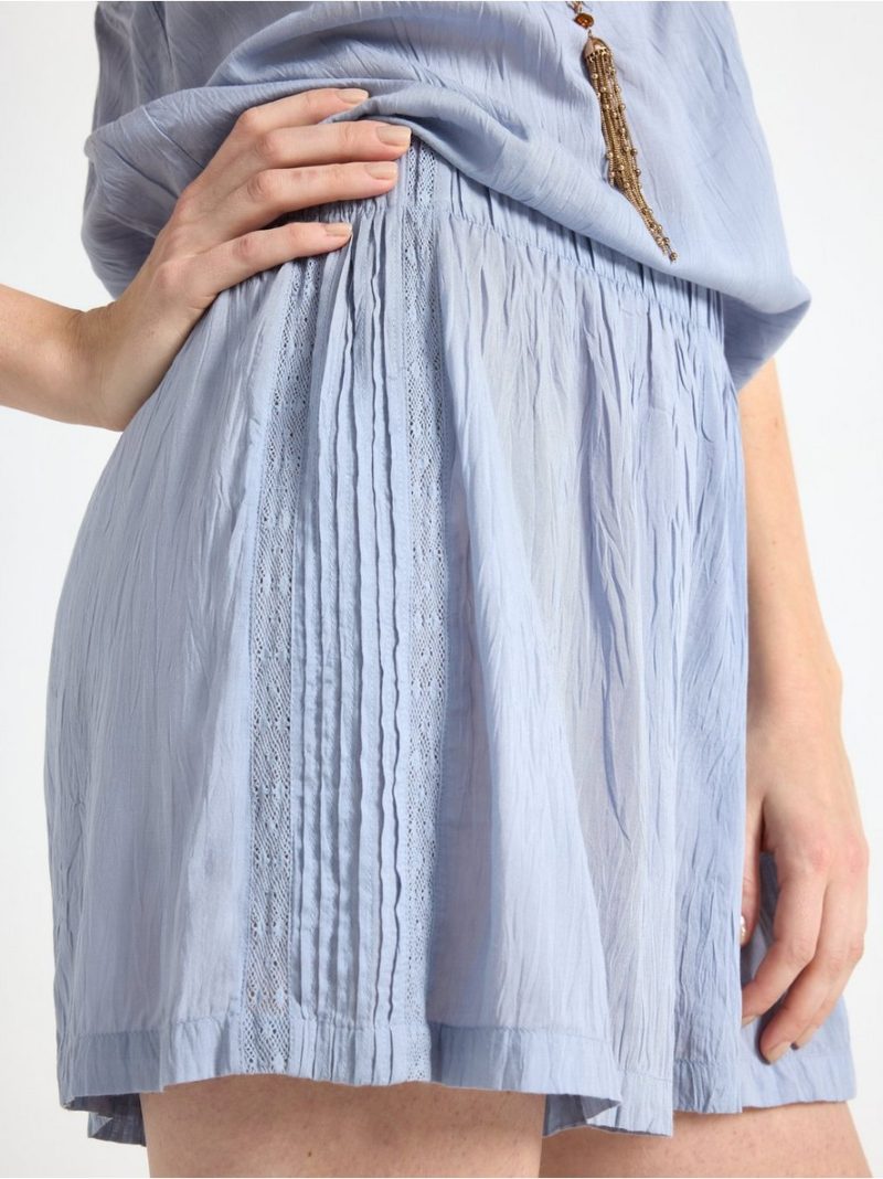 Crinkled shorts - 3006842-8002