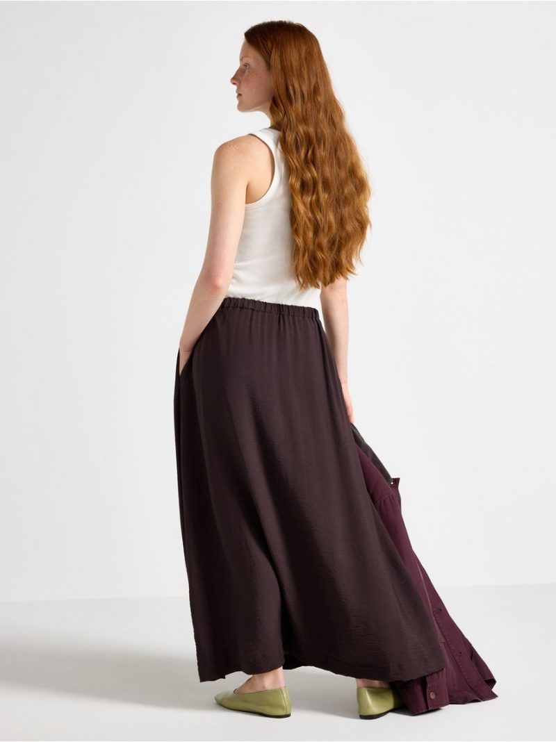Maxi skirt in viscose - 3006854-8117