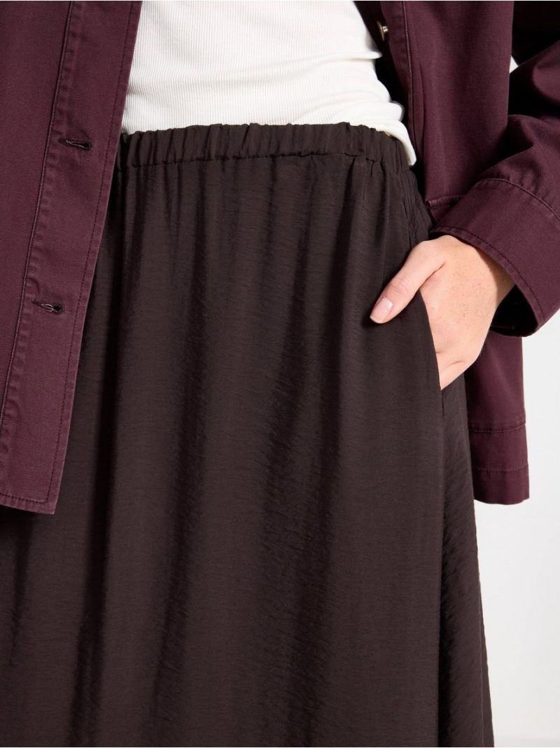 Maxi skirt in viscose - 3006854-8117