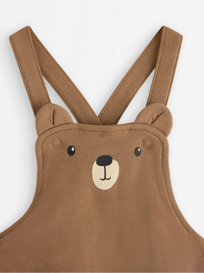 Dungarees with brushed inside - 3006870-1764