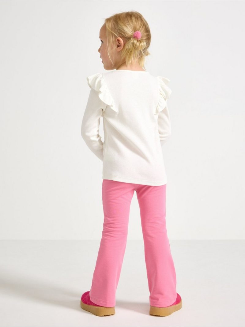 Helanke - Flared leggings with brushed inside - 3006950-2431