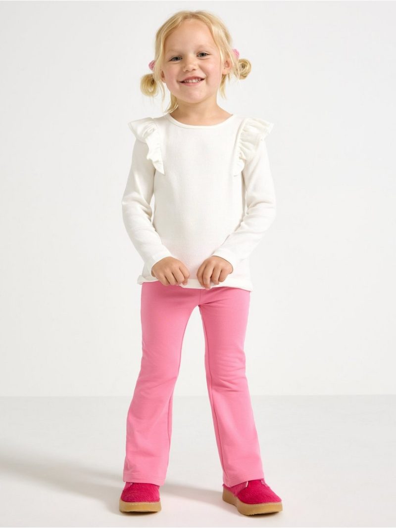 - Helanke - Flared leggings with brushed inside Helanke - Flared leggings with brushed inside - 3006950-2431