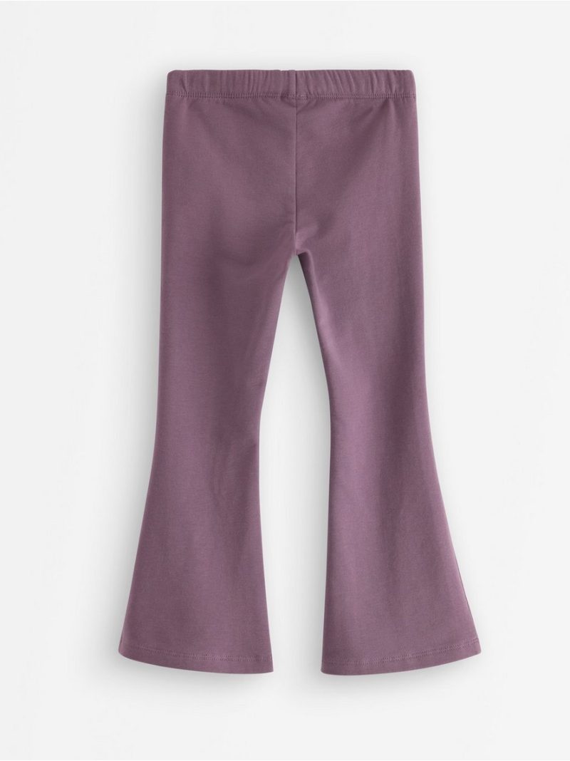 Flared leggings with brushed inside - 3006950-3741