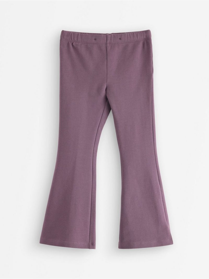 Flared leggings with brushed inside - 3006950-3741