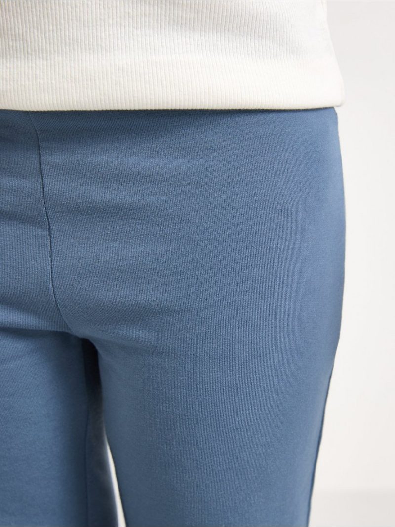 Helanke - Flared leggings with brushed inside - 3006950-4146