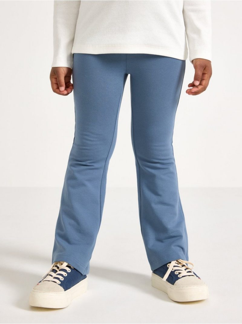 Helanke - Flared leggings with brushed inside - 3006950-4146