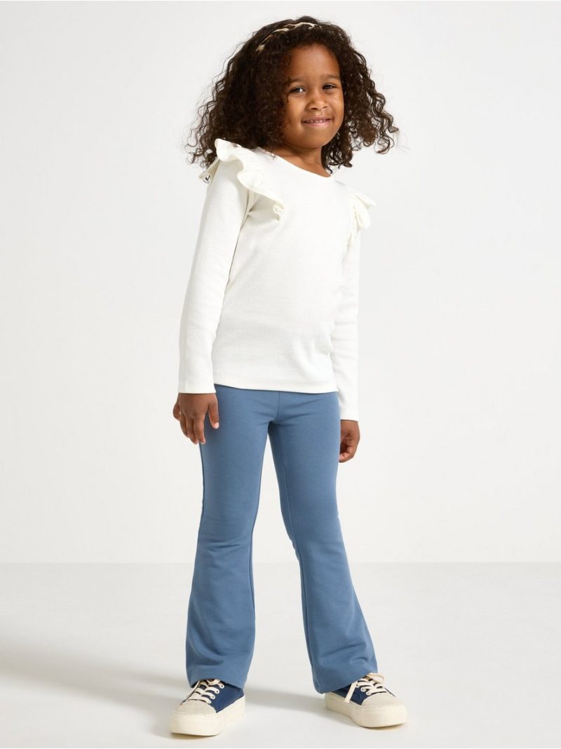 - Helanke - Flared leggings with brushed inside Helanke - Flared leggings with brushed inside - 3006950-4146