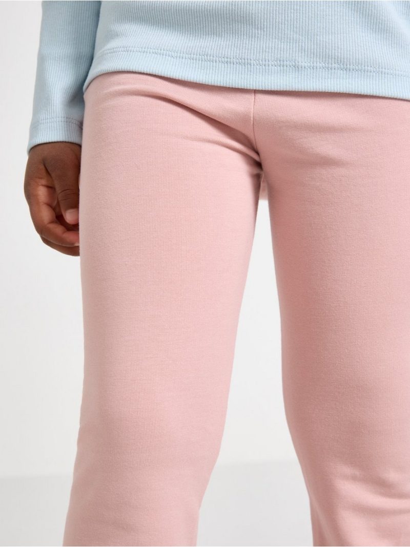 Flared leggings with brushed inside - 3006950-7351