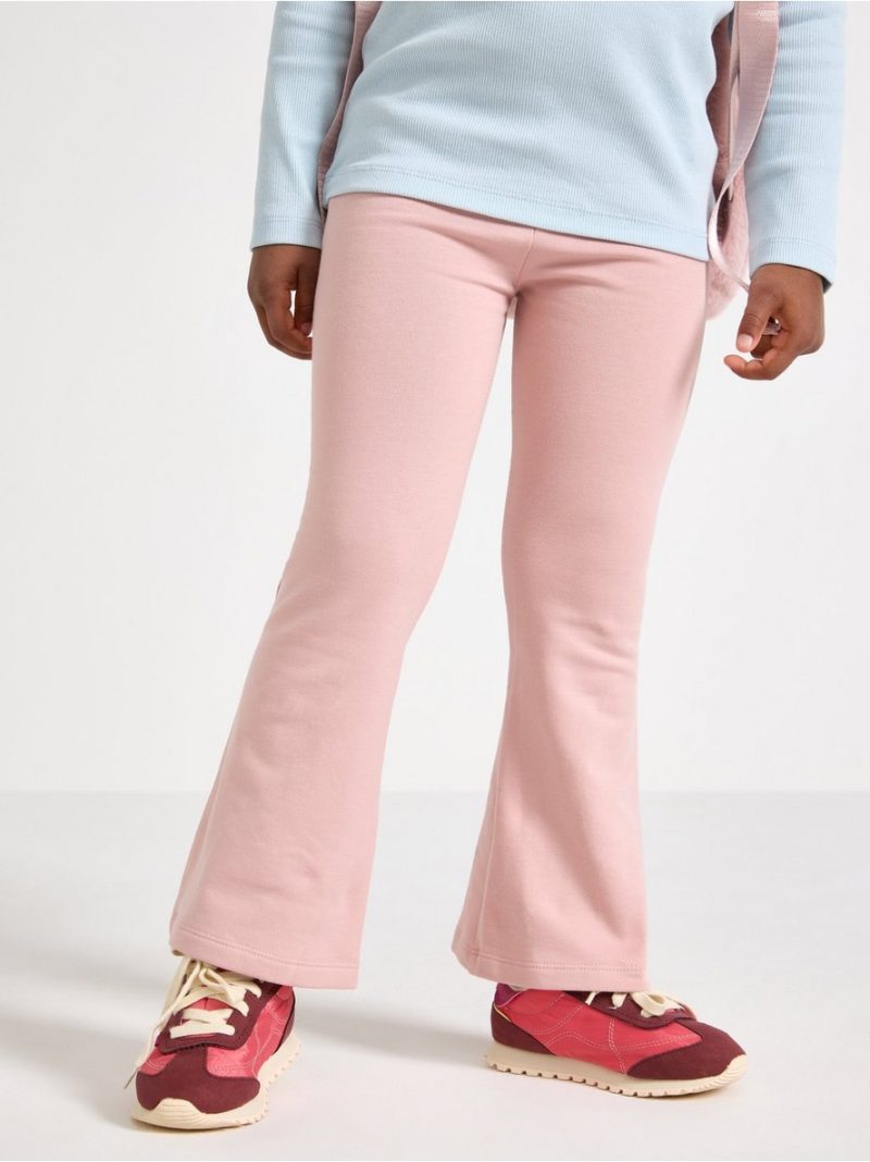 Flared leggings with brushed inside - 3006950-7351