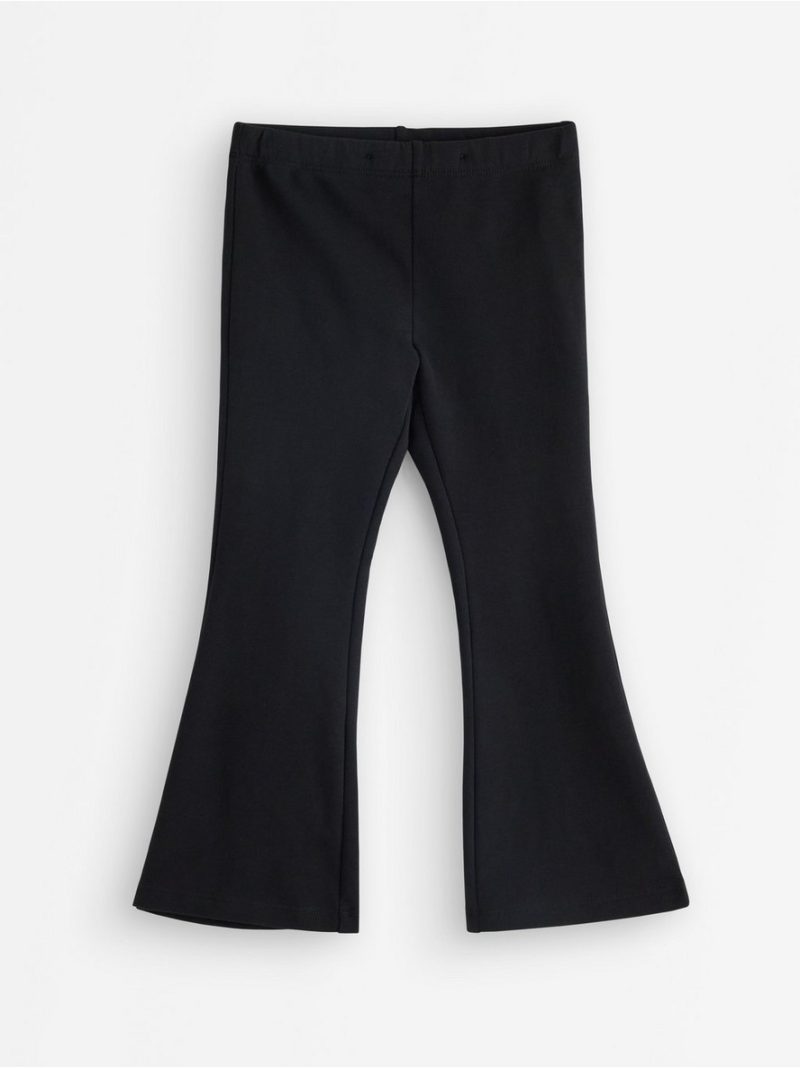 Flared leggings with brushed inside - 3006950-80