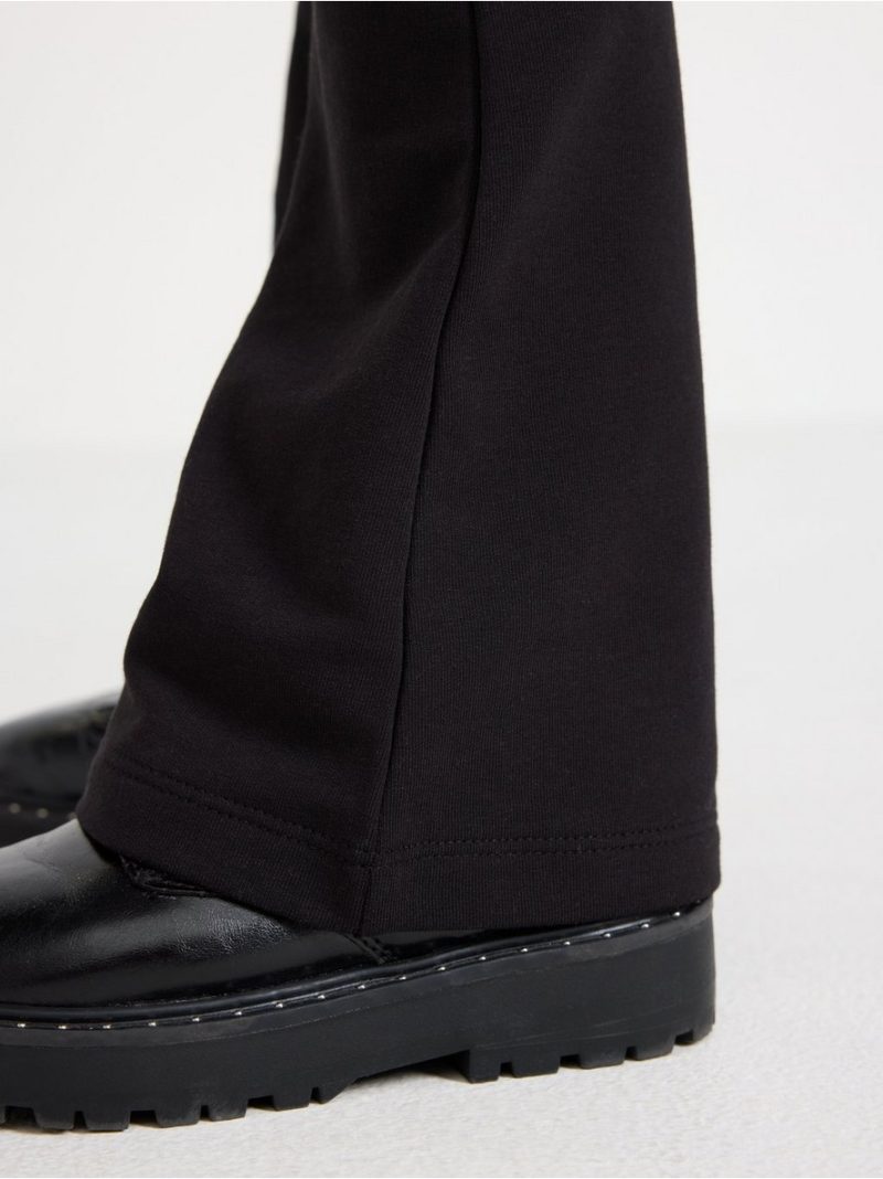 Flared leggings with brushed inside - 3006950-80