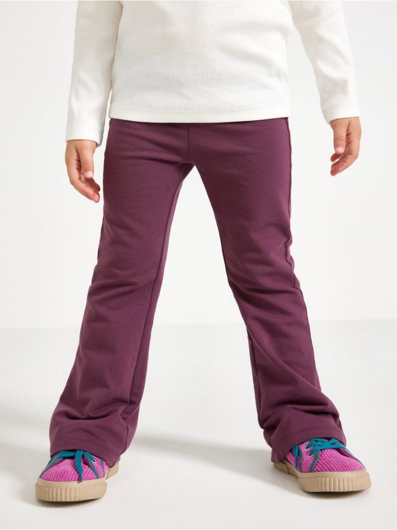 Flared leggings with brushed inside - 3006950-9439