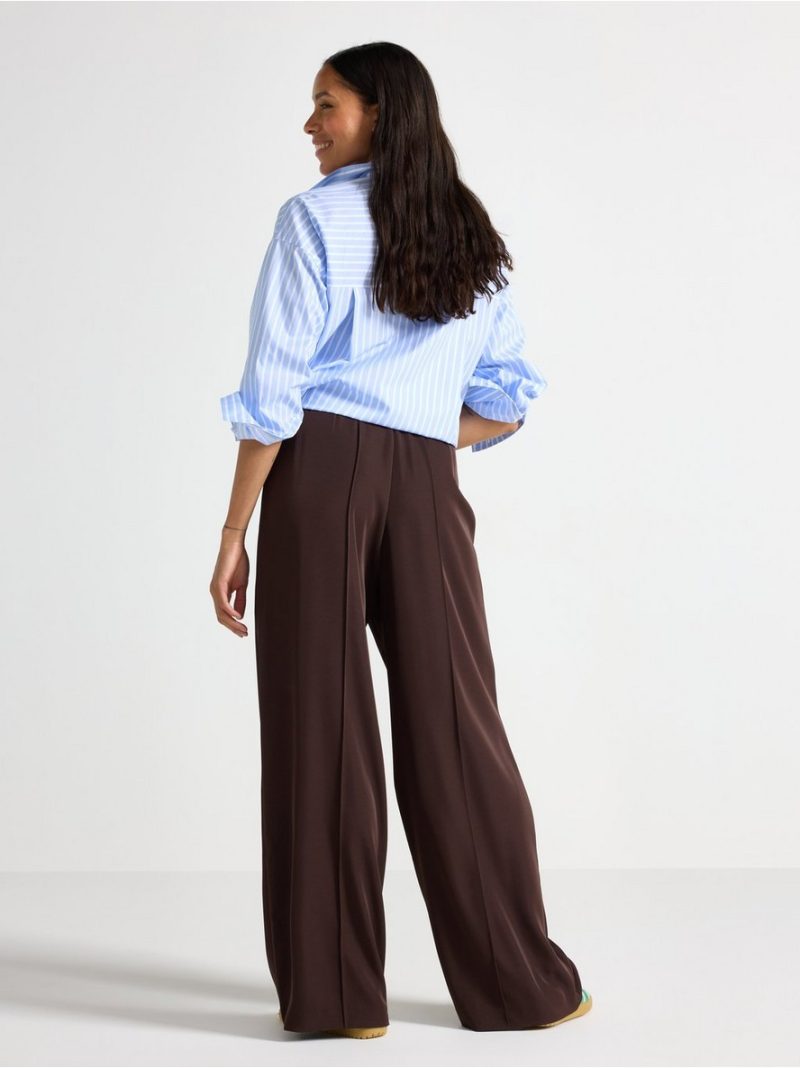 Wide trousers in jersey - 3006960-6995