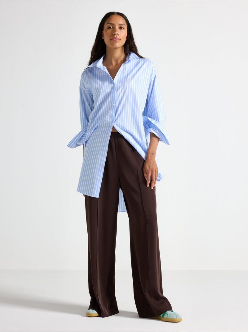 - Wide trousers in jersey Wide trousers in jersey - 3006960-6995
