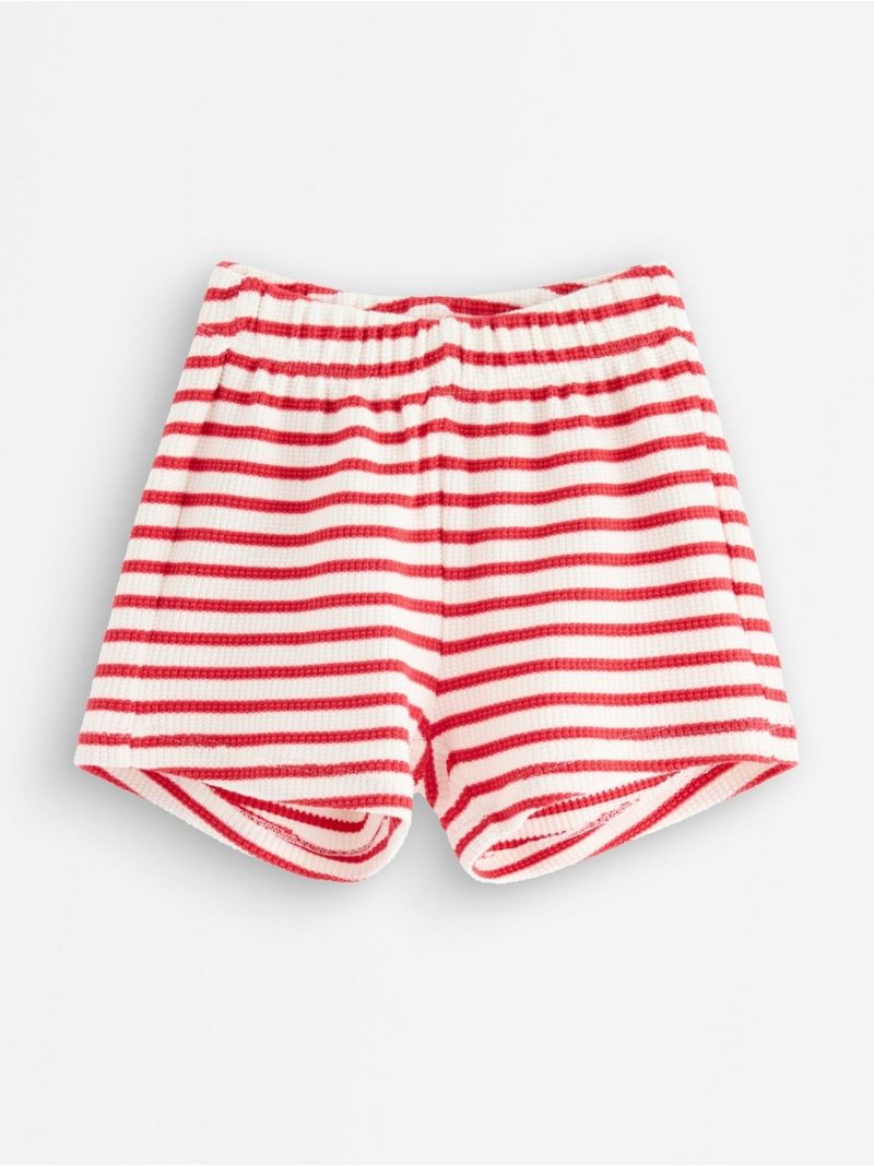 Striped jersey shorts - 3006961-7177
