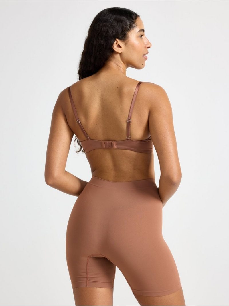 Seamless biker briefs with high waist - 3006992-2724