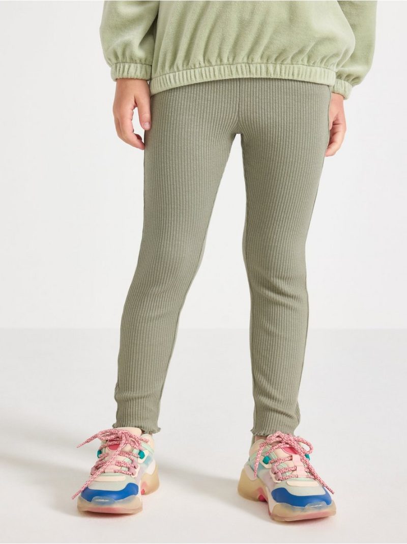 Ribbed leggings - 3007007-3478