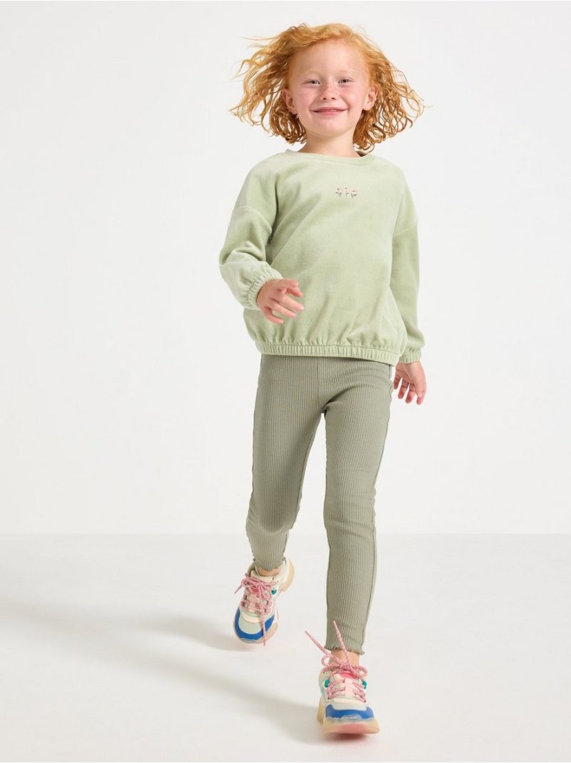 Ribbed leggings - 3007007-3478