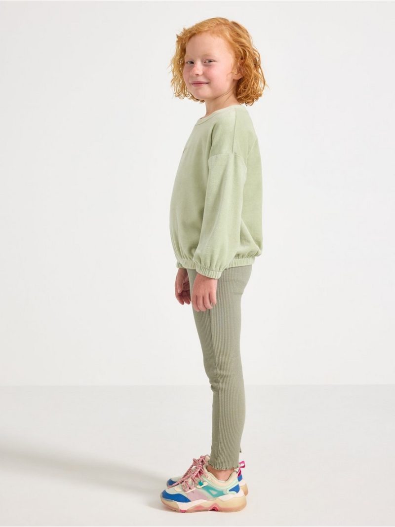 Ribbed leggings - 3007007-3478