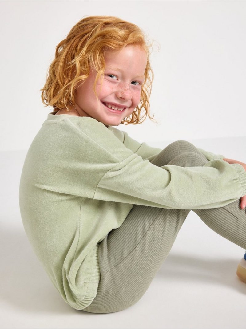 Ribbed leggings - 3007007-3478