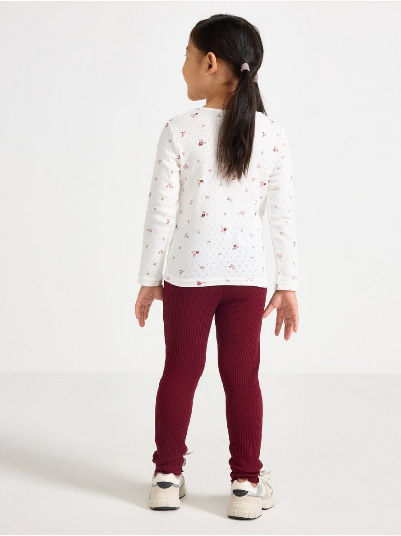 Ribbed leggings - 3007007-8915