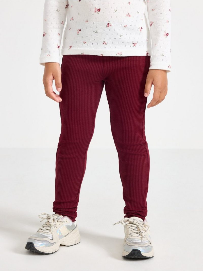 Ribbed leggings - 3007007-8915