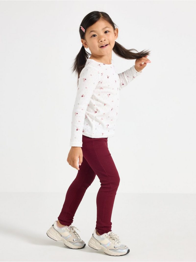 Ribbed leggings - 3007007-8915