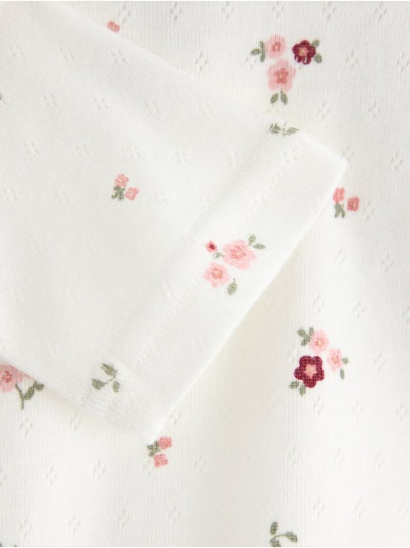 Majica - Top in pointelle - 3007013-325