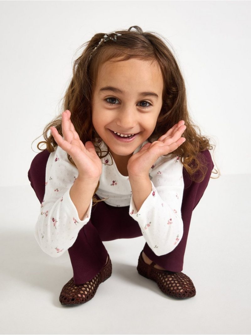 Majica - Top in pointelle - 3007013-325