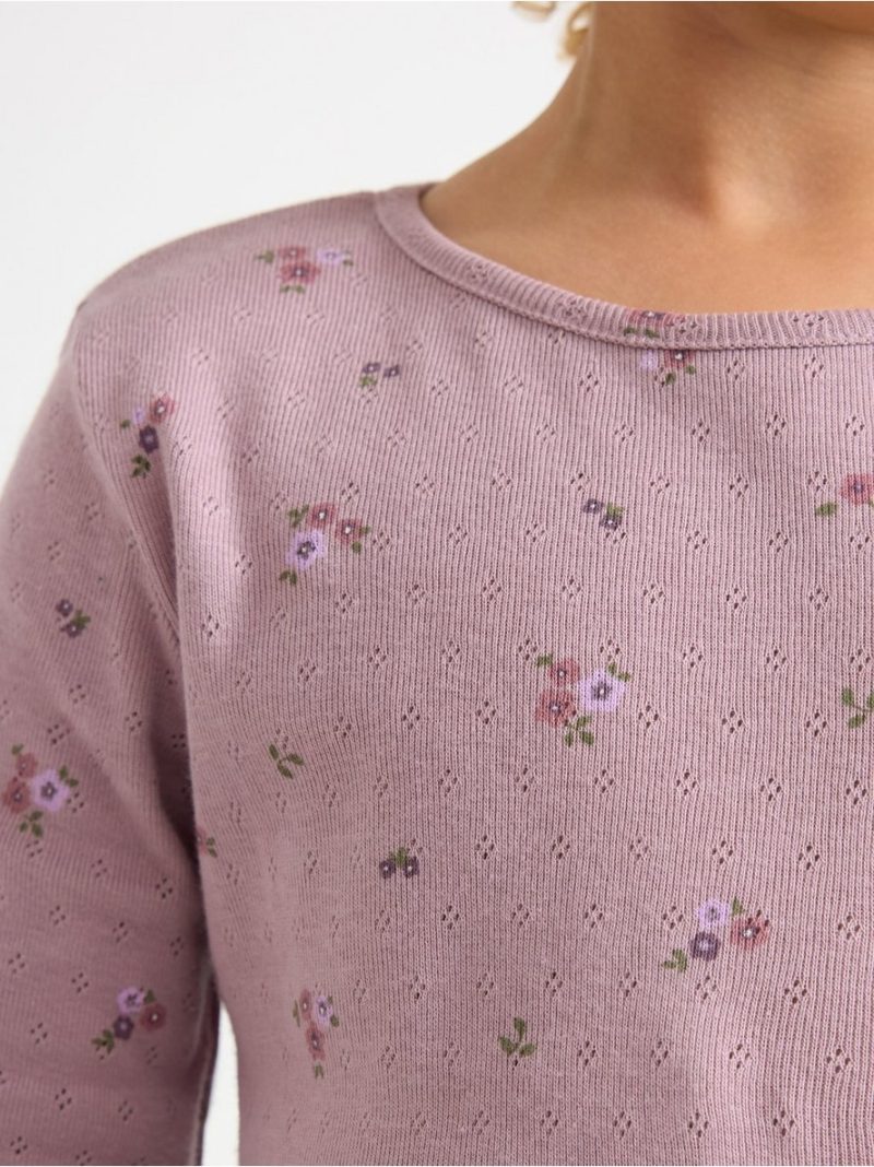 Top in pointelle - 3007013-8121