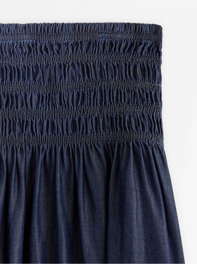 Midi skirt with denim look - 3007015-822