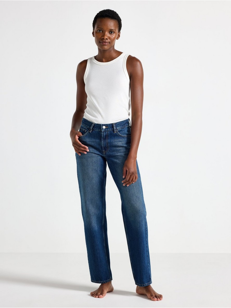 STRAIGHT  jeans with mid waist - 3007030-791