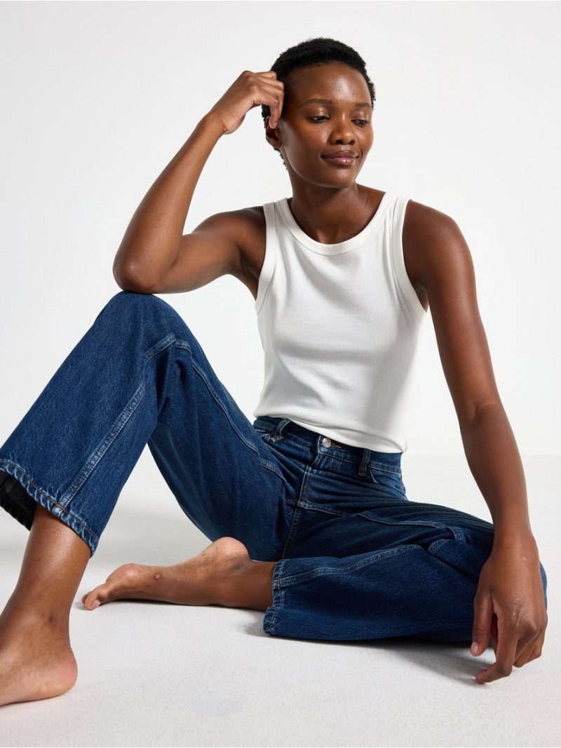 STRAIGHT  jeans with mid waist - 3007030-791