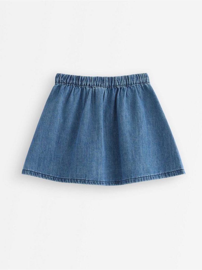 Skirt with denim look - 3007031-790