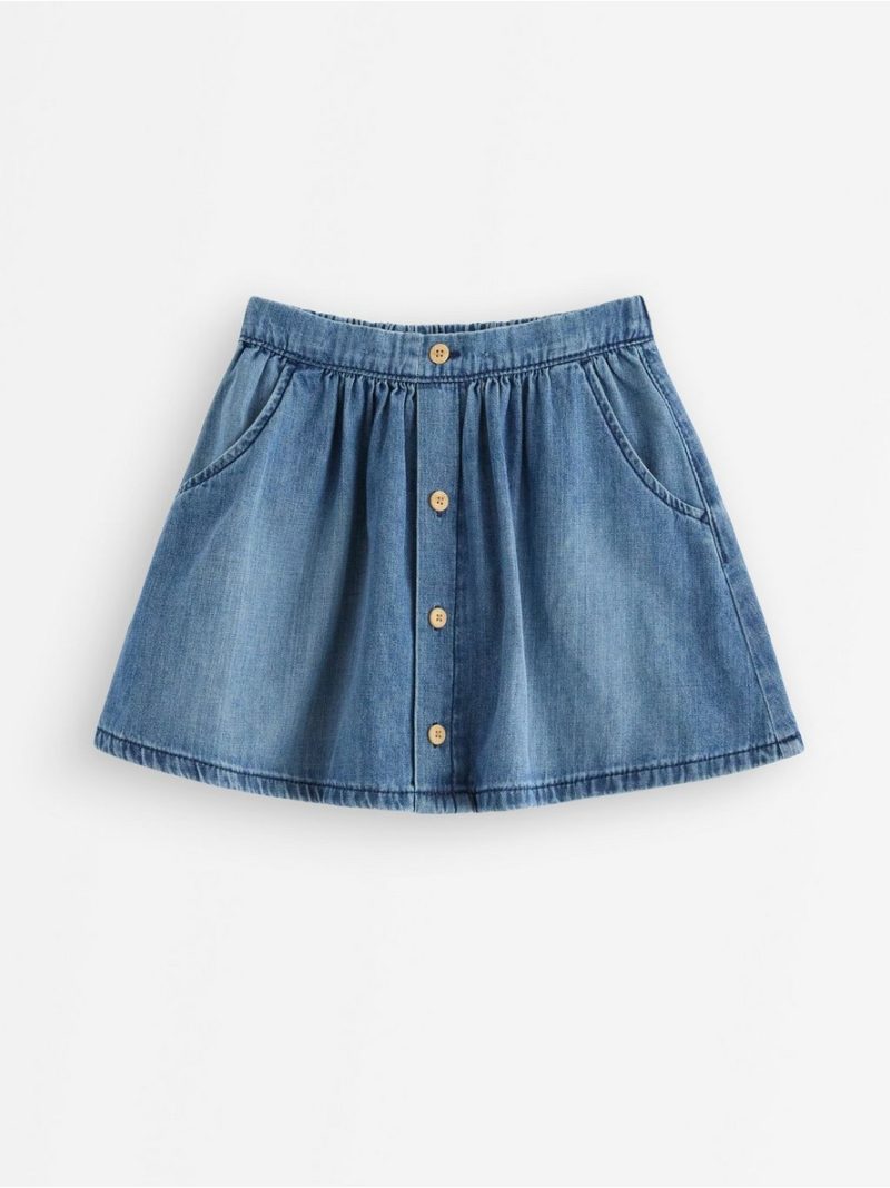 Skirt with denim look - 3007031-790