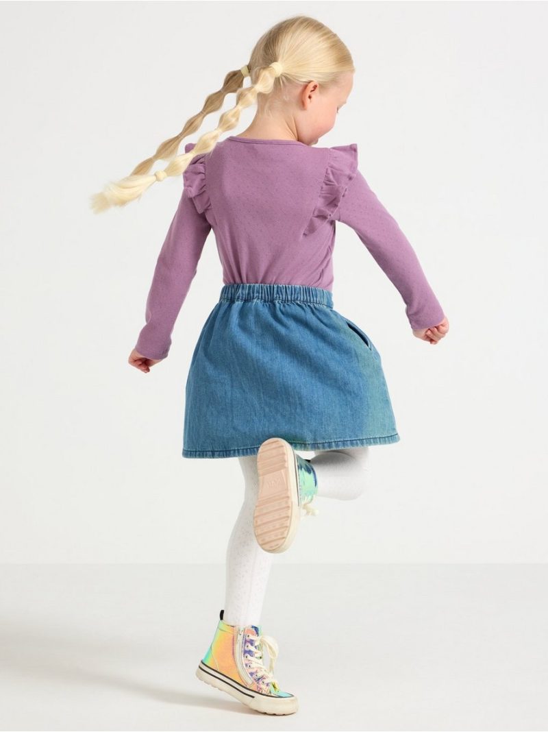 Skirt with denim look - 3007031-790