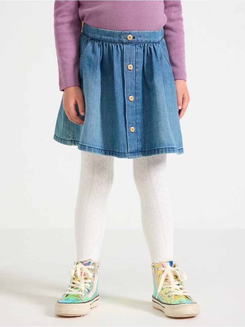 Skirt with denim look - 3007031-790