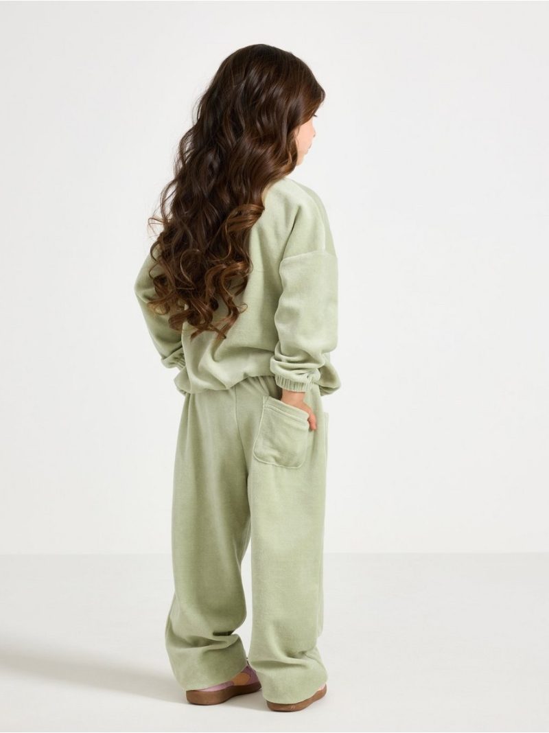 Joggers in velour - 3007034-3905