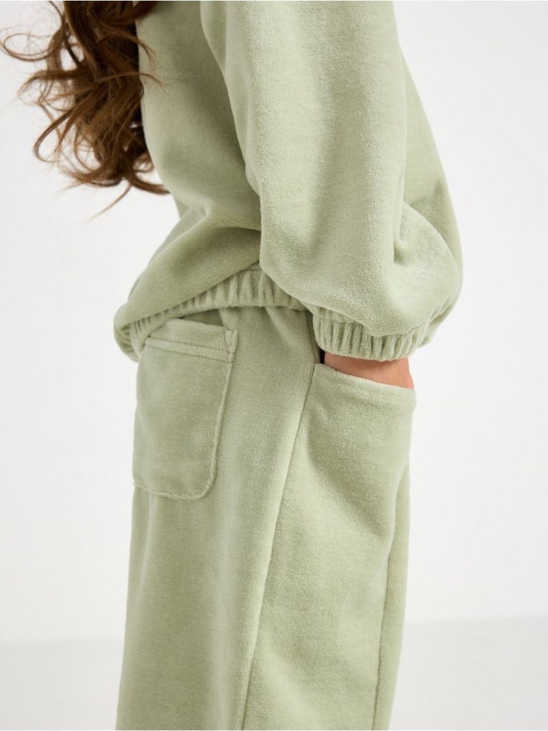 Joggers in velour - 3007034-3905