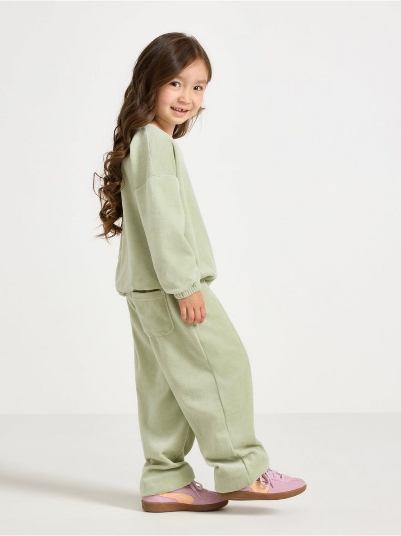 Joggers in velour - 3007034-3905