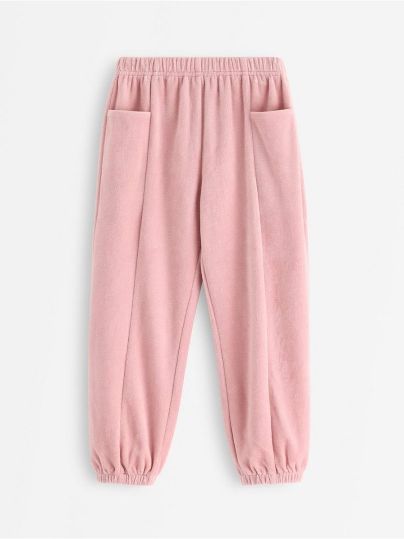 Joggers in velour - 3007034-7351