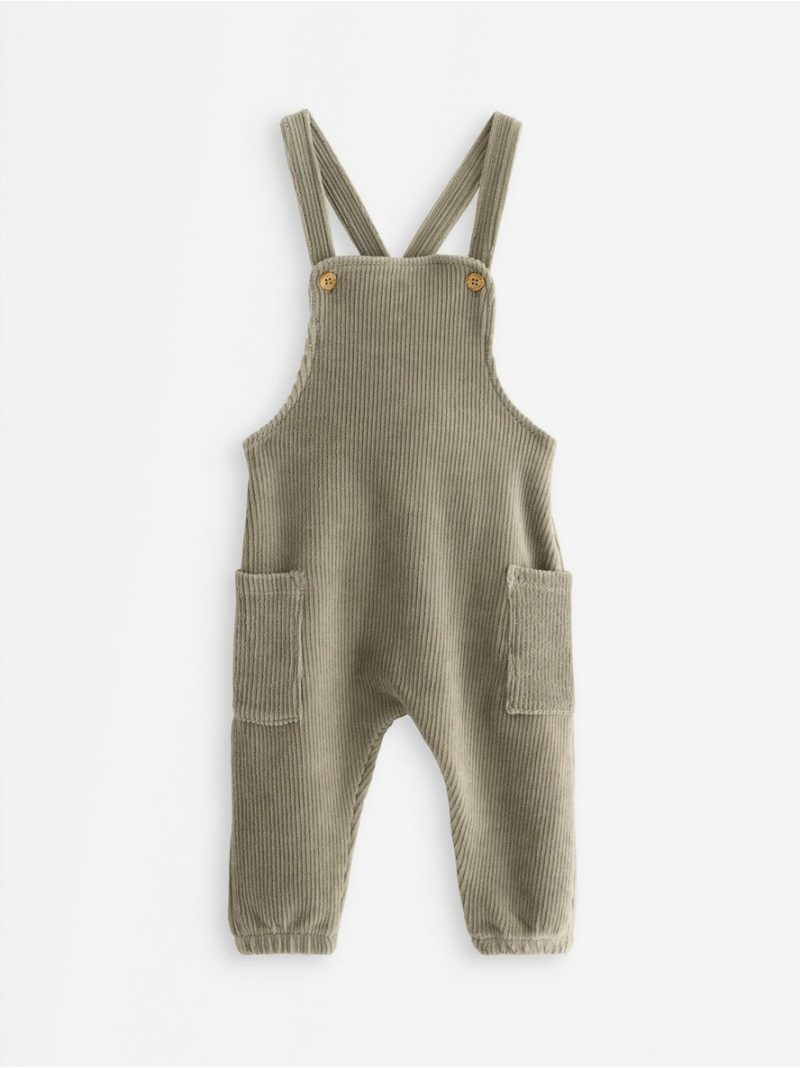 - Pantalone - Bib trousers in corduroy Pantalone - Bib trousers in corduroy - 3007040-6901