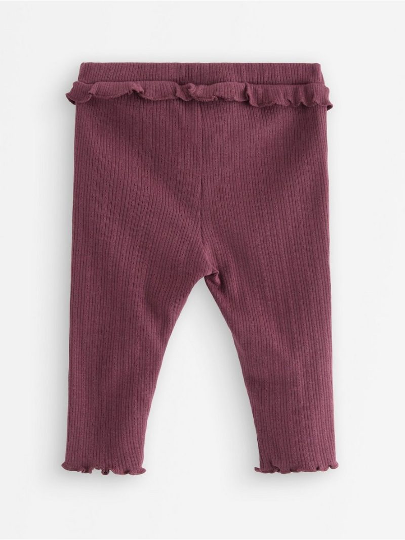 Leggings with frill - 3007043-9439