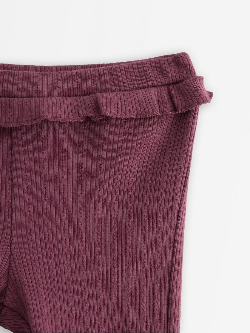 Leggings with frill - 3007043-9439
