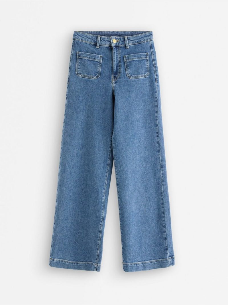 WIDE  jeans with high waist - 3007054-791